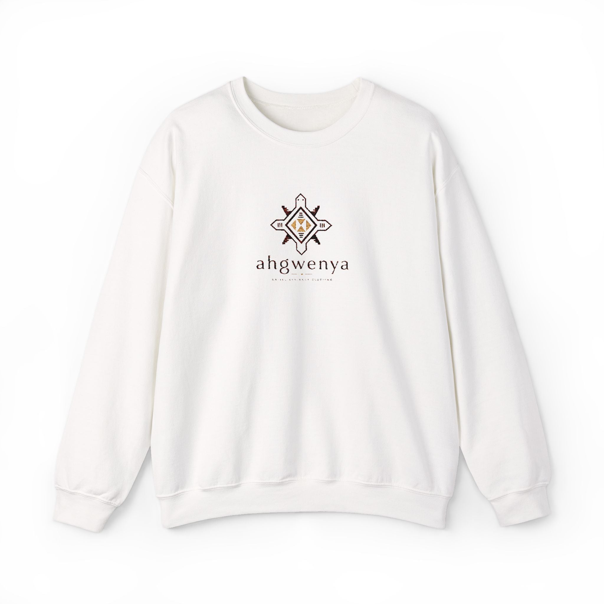 Crewneck Sweatshirt — Ahgwenya Floral Logo Pullover