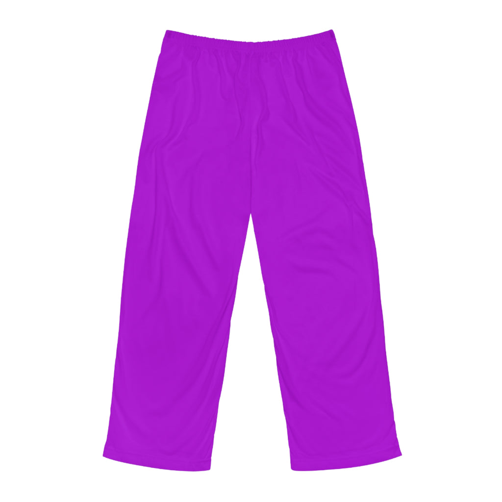 Men's Purple Pajama Pants with Ahgwenya Logo — Cozy Lounge Sleepwear