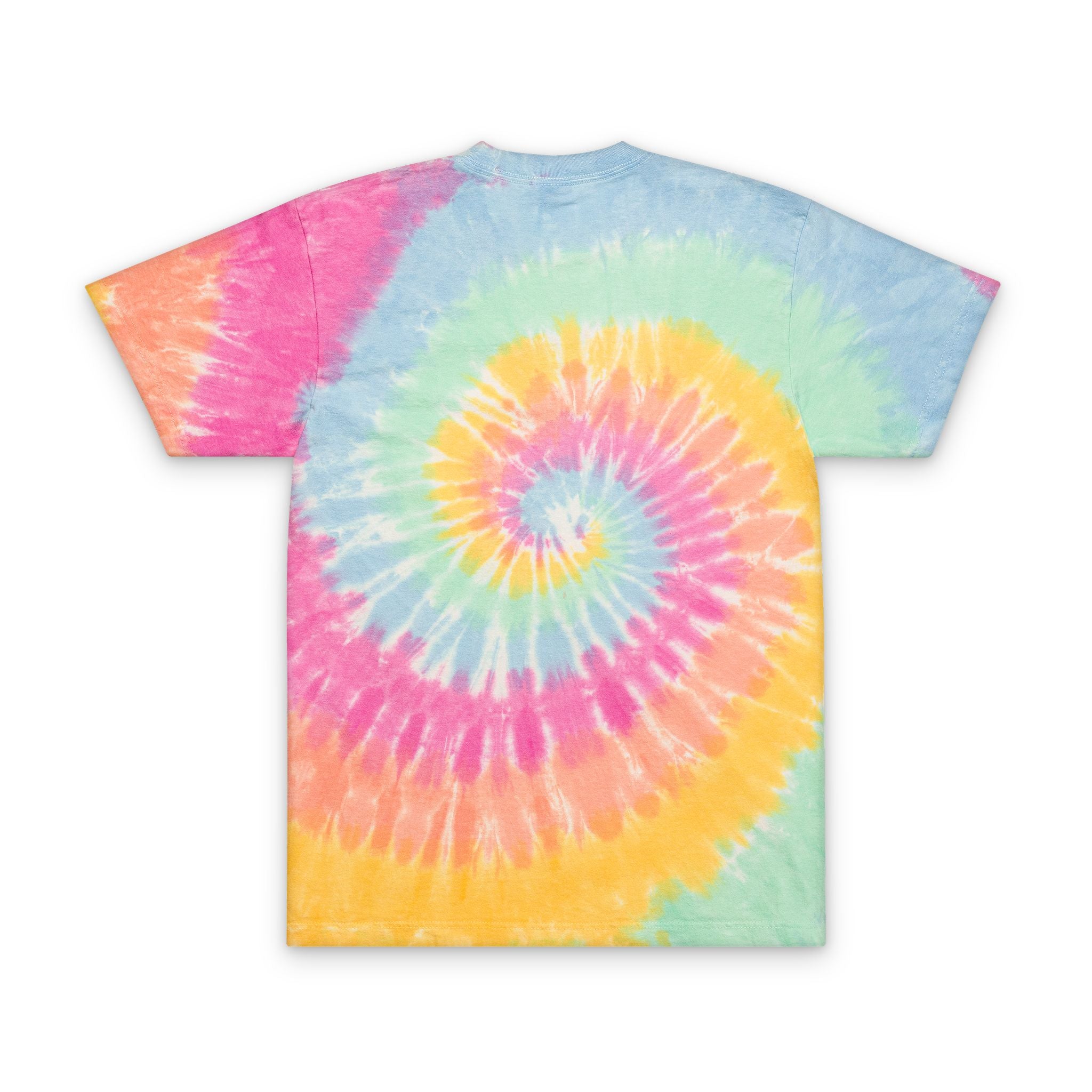 Tie-Dye "Turtle Compass" Ahgwenya' Embroidered T-Shirt