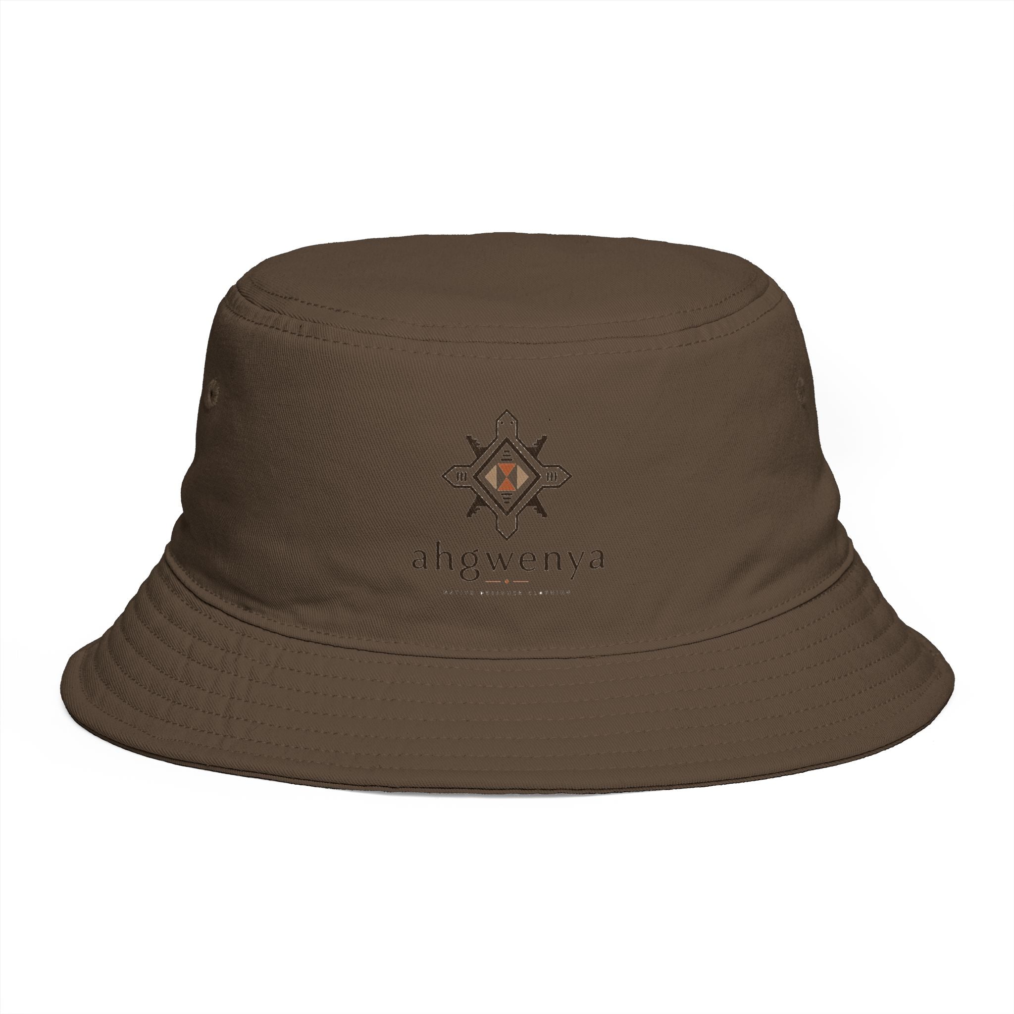 AHG Ahgwenya' Bucket Hat "Turtle Compass" — Outdoor Travel & Adventure Cap