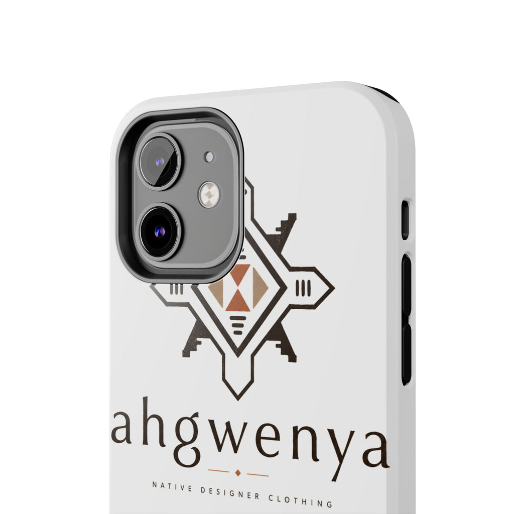 Tough Phone Case — Ahgwenya Indigenous Geometric Logo Protective Case