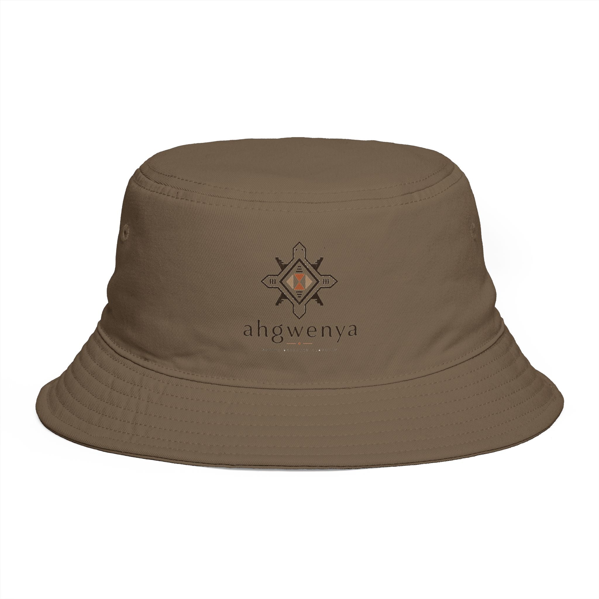 AHG Ahgwenya' Bucket Hat "Turtle Compass" — Outdoor Travel & Adventure Cap