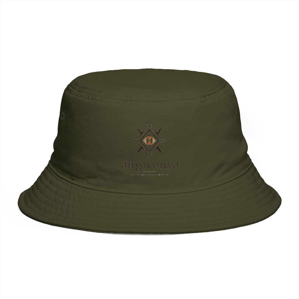 AHG Ahgwenya' Bucket Hat "Turtle Compass" — Outdoor Travel & Adventure Cap