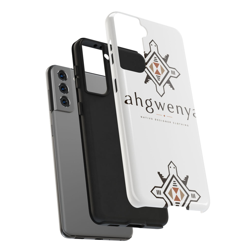 Tough Phone Case — Ahgwenya Indigenous Geometric Logo Protective Case