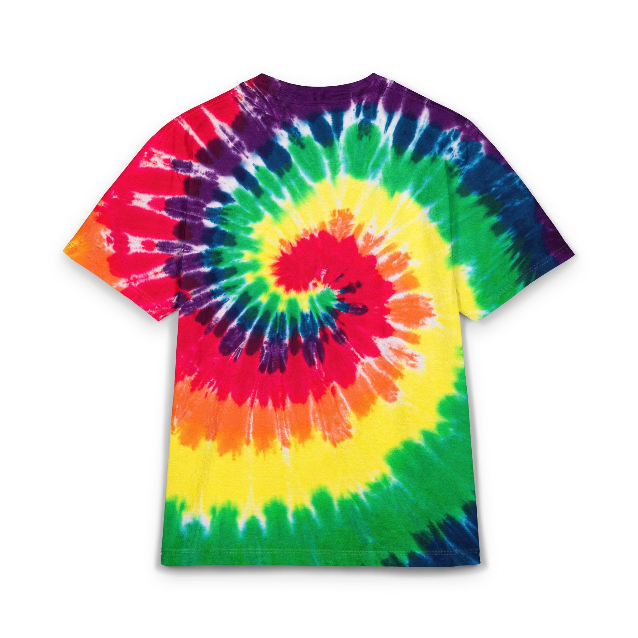 Tie-Dye "Turtle Compass" Ahgwenya' Embroidered T-Shirt