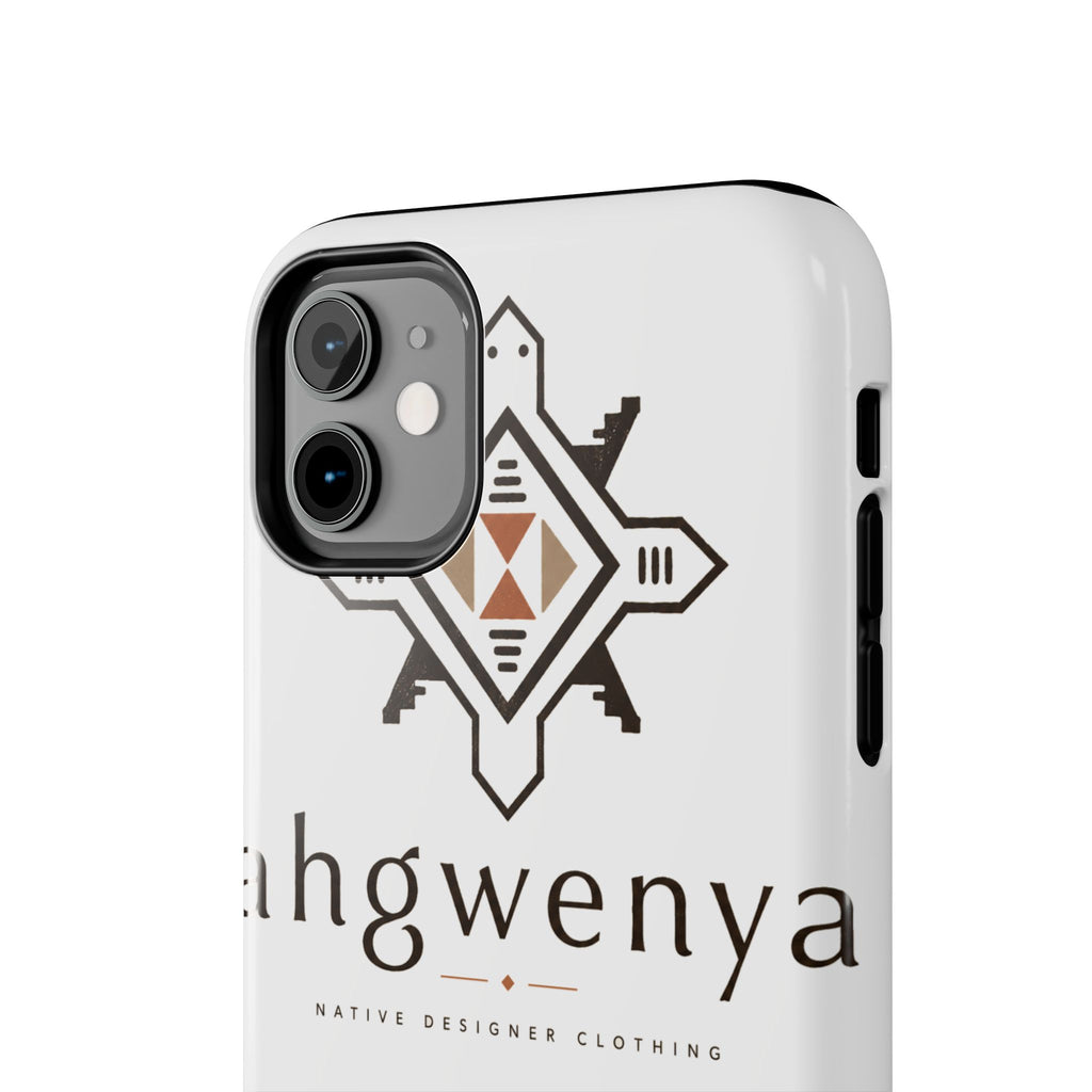 Tough Phone Case — Ahgwenya Indigenous Geometric Logo Protective Case