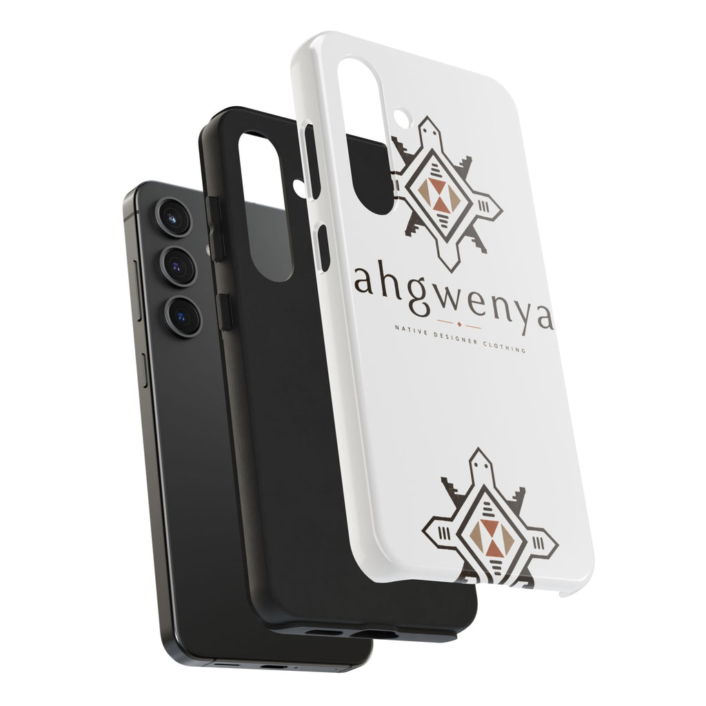 Tough Phone Case — Ahgwenya Indigenous Geometric Logo Protective Case