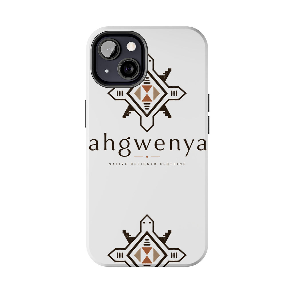 Tough Phone Case — Ahgwenya Indigenous Geometric Logo Protective Case