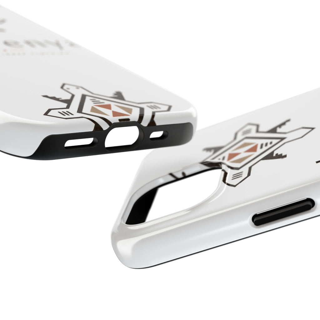 Tough Phone Case — Ahgwenya Indigenous Geometric Logo Protective Case