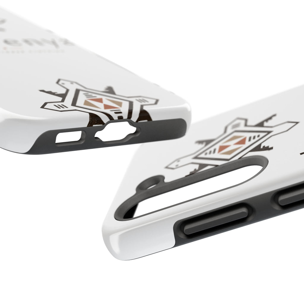 Tough Phone Case — Ahgwenya Indigenous Geometric Logo Protective Case