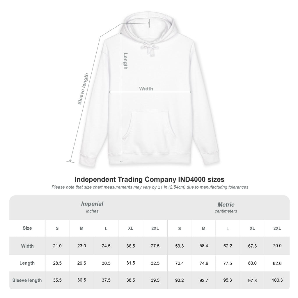 Ahgowenya Logo Hoodie — Minimal Brand Graphic Pullover