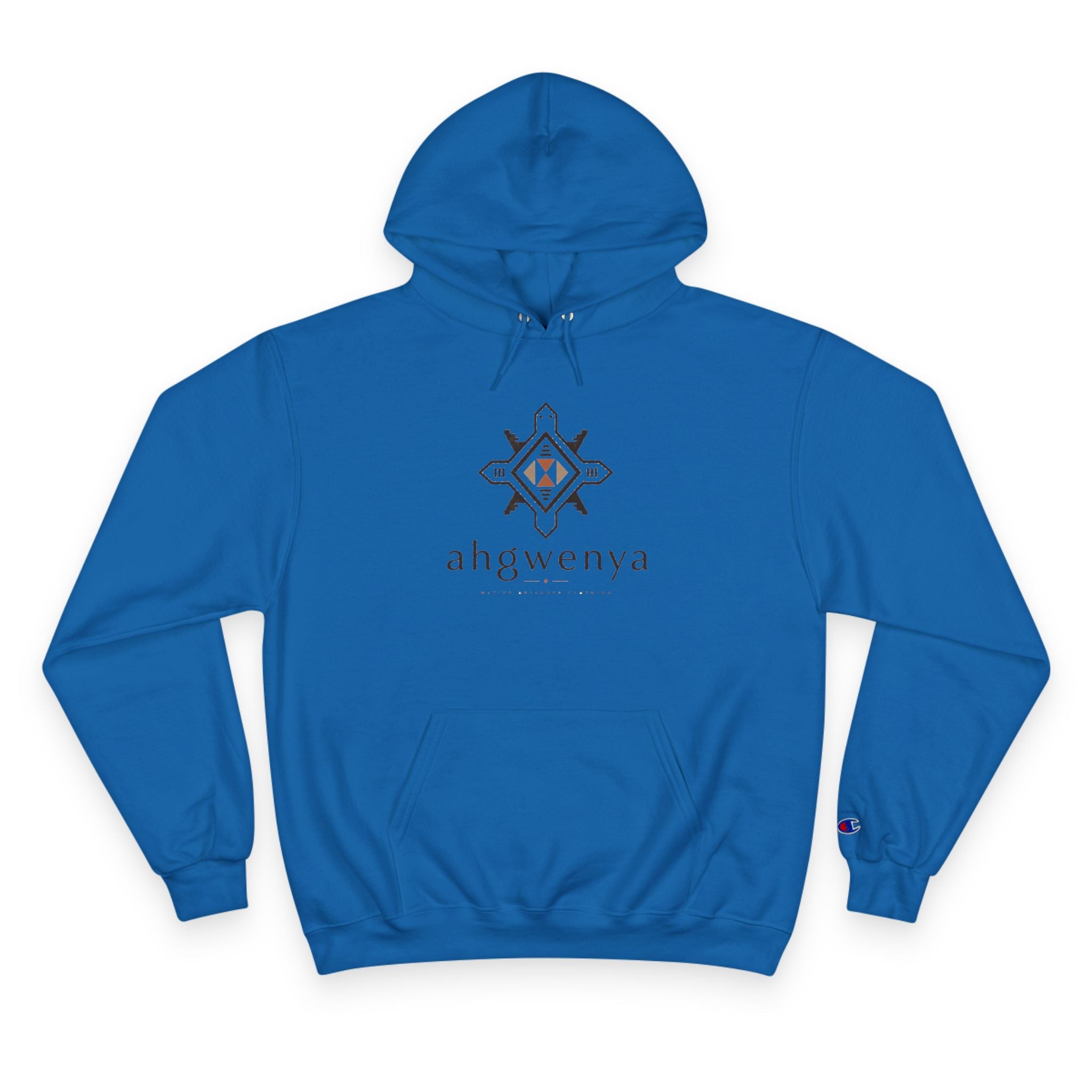 Champion Hoodie — Nautical Crest Logo Pullover Hooded Sweatshirt