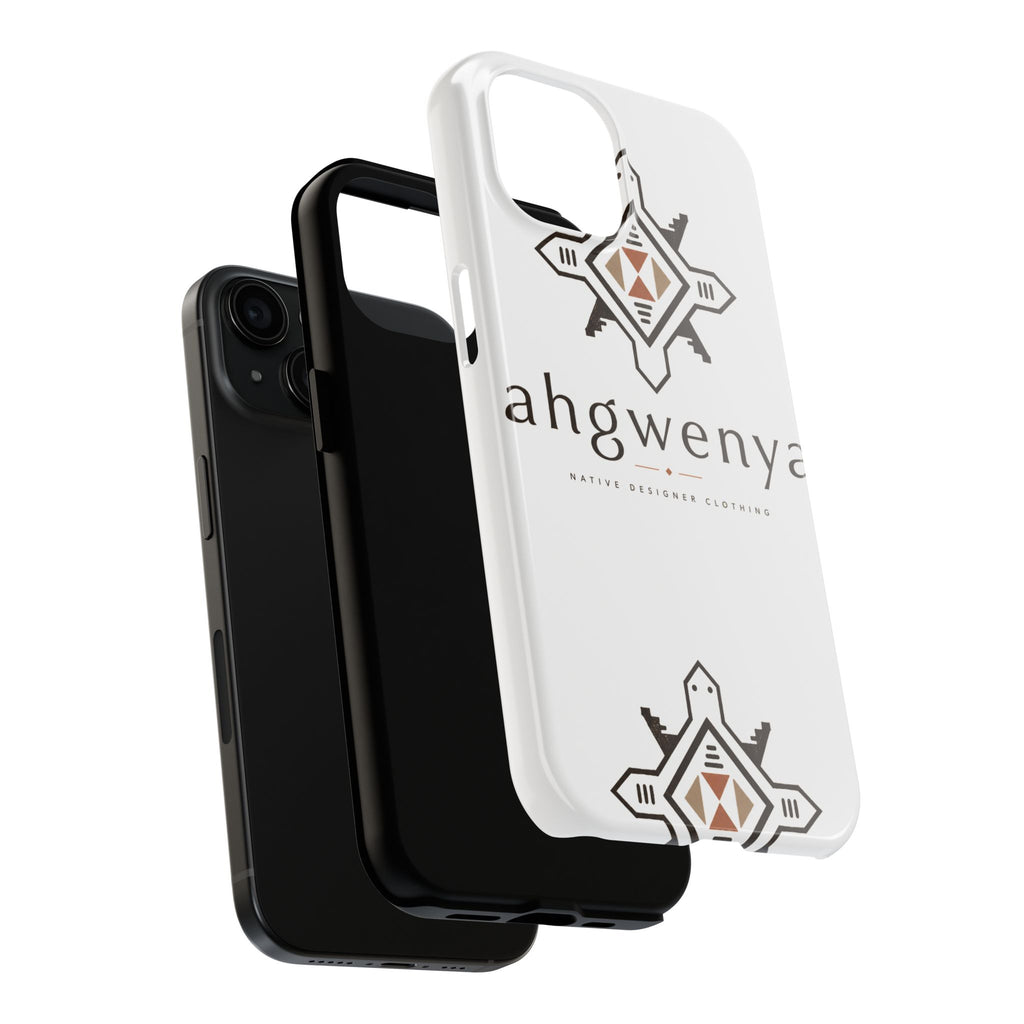 Tough Phone Case — Ahgwenya Indigenous Geometric Logo Protective Case