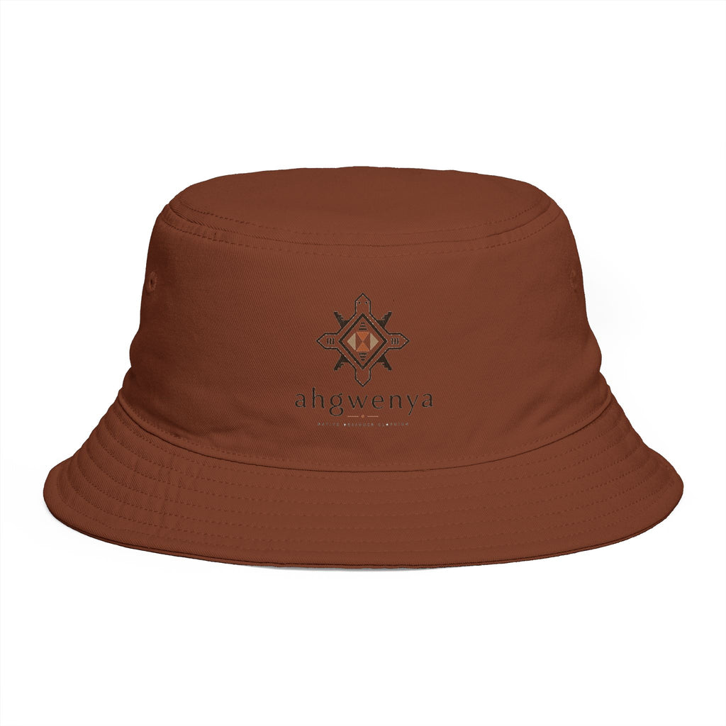 AHG Ahgwenya' Bucket Hat "Turtle Compass" — Outdoor Travel & Adventure Cap