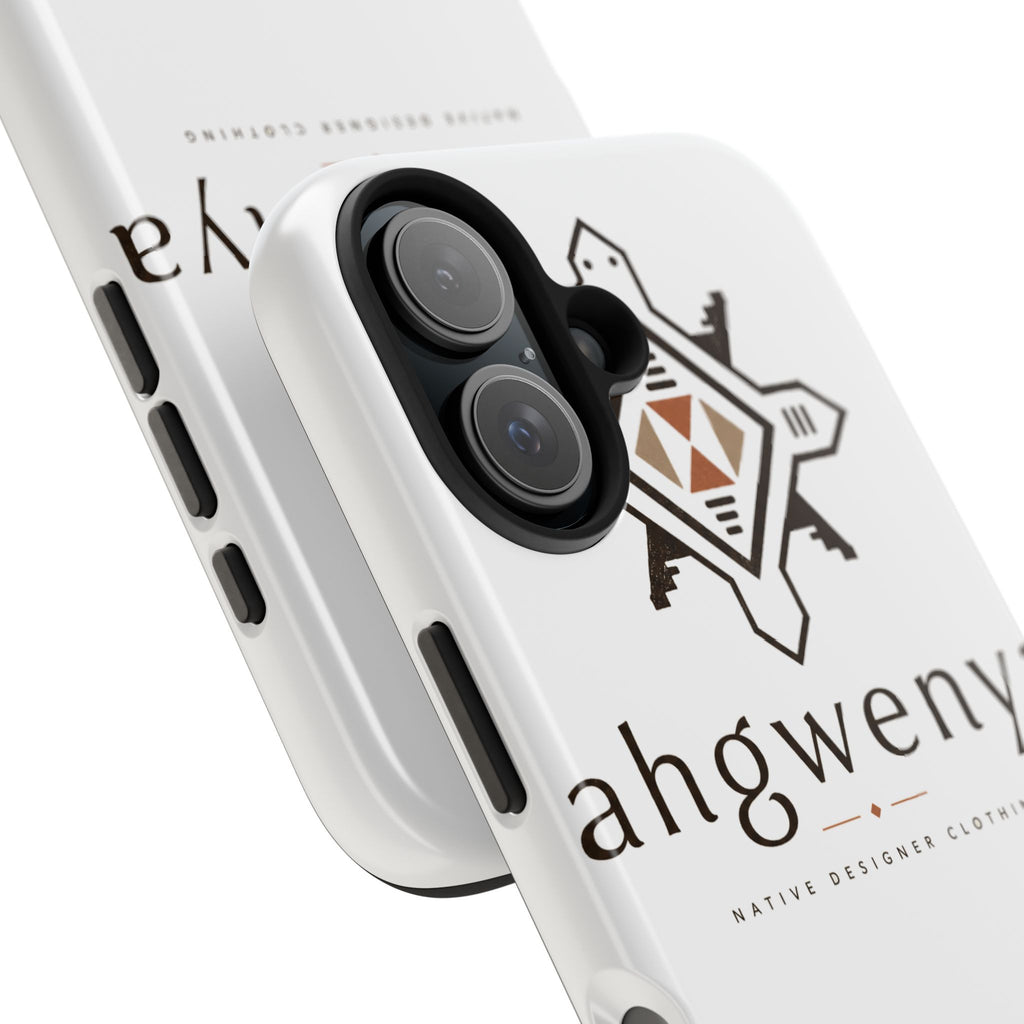 Tough Phone Case — Ahgwenya Indigenous Geometric Logo Protective Case
