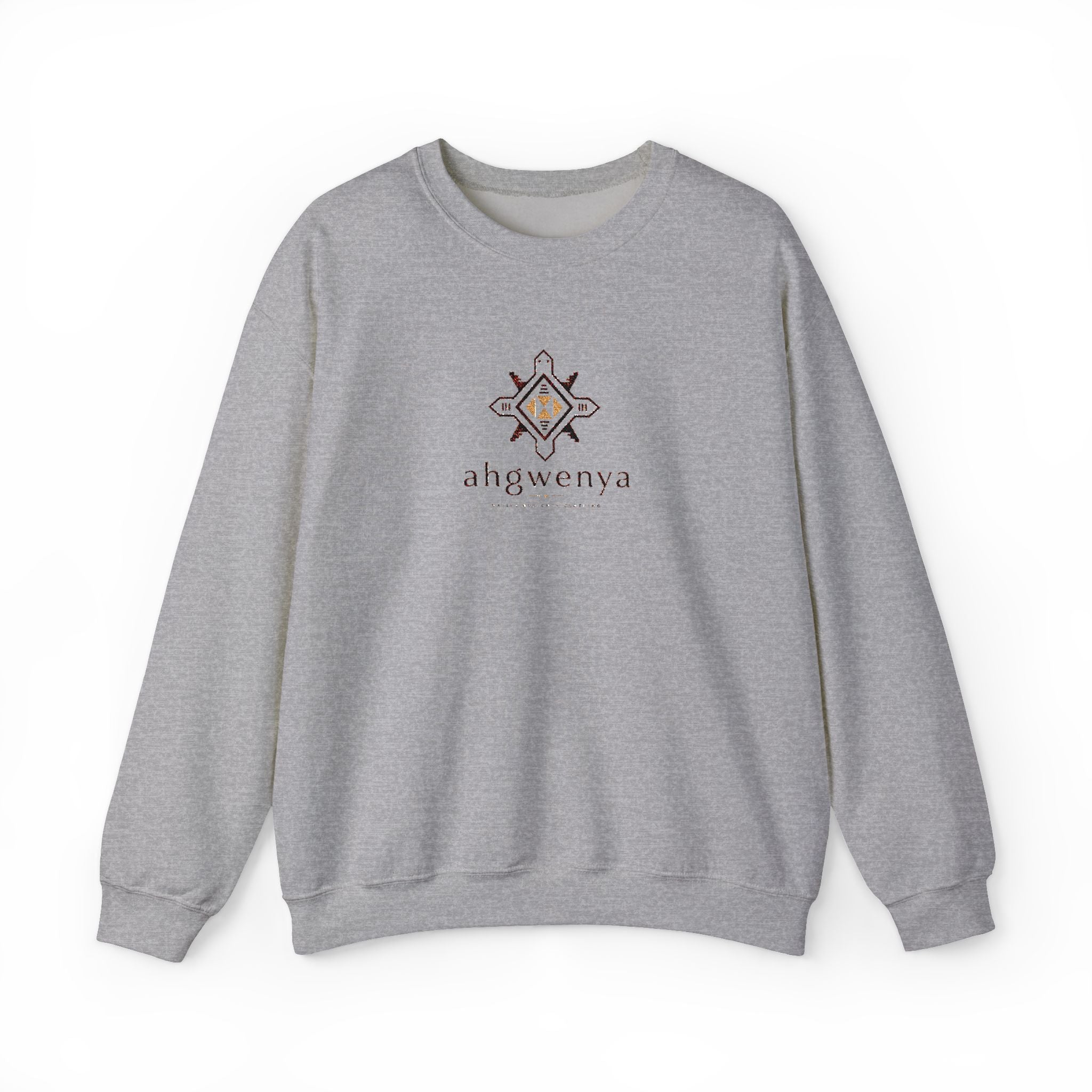 Crewneck Sweatshirt — Ahgwenya Floral Logo Pullover