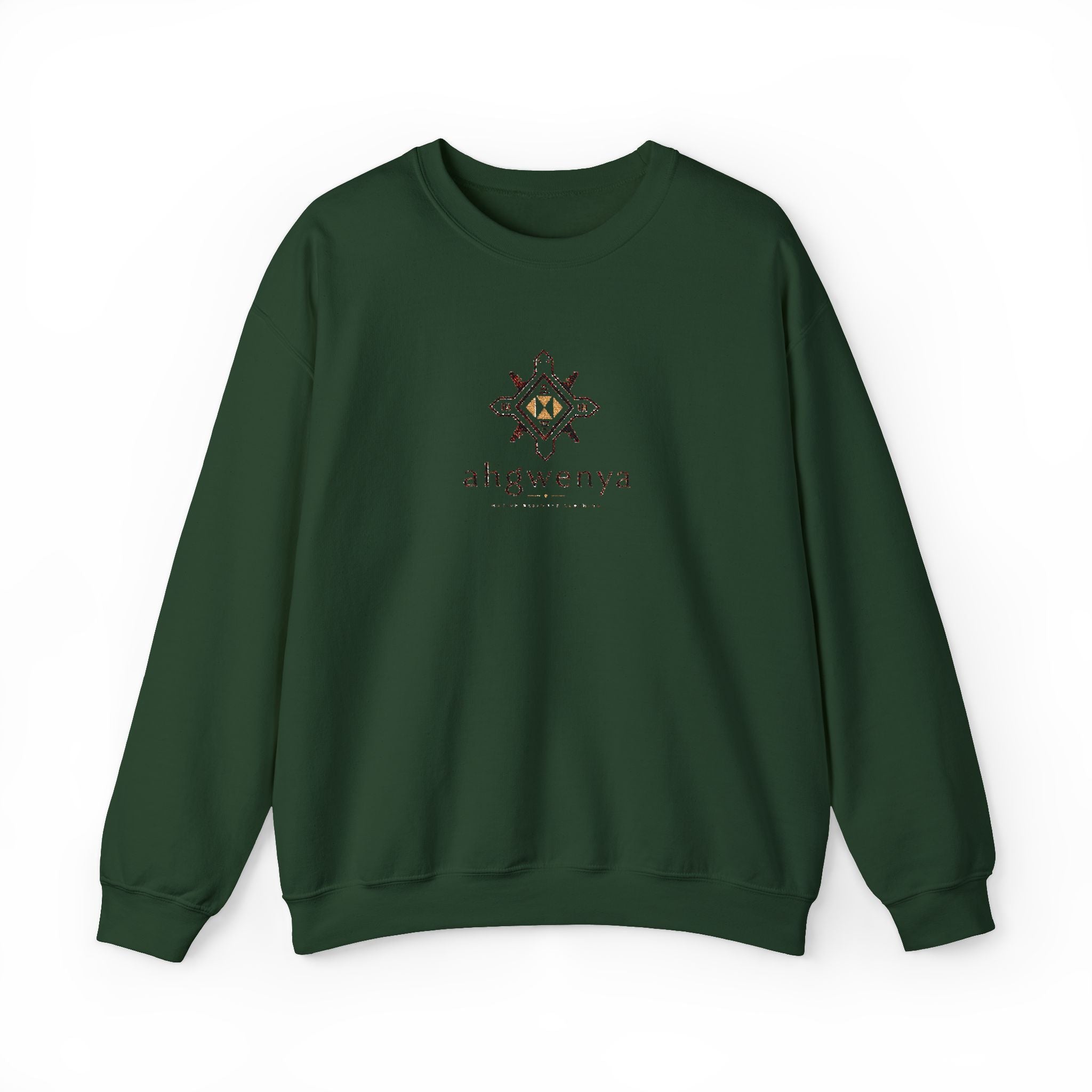 Crewneck Sweatshirt — Ahgwenya Floral Logo Pullover